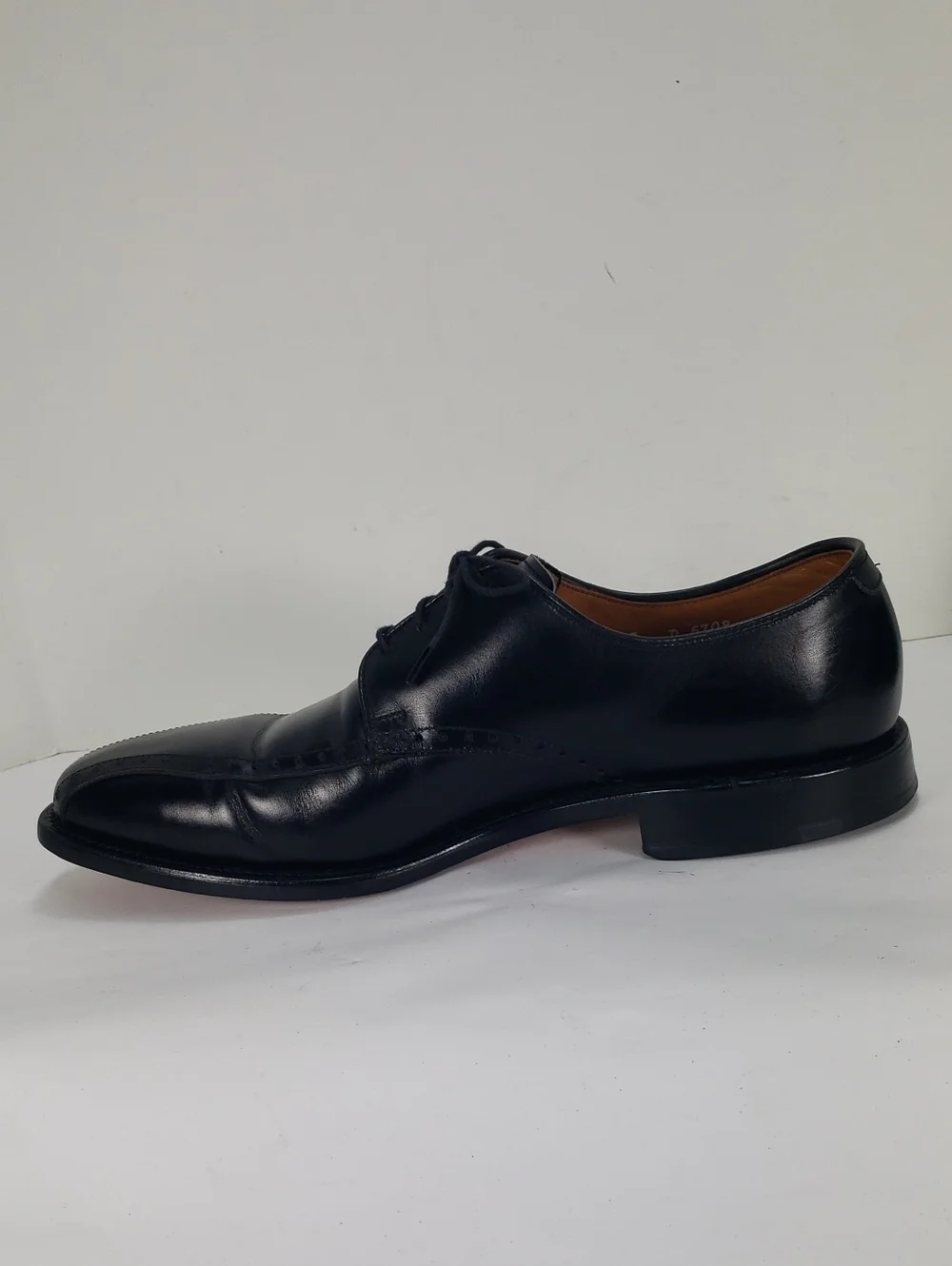 ALLEN EDMONDS WENDELL DERBY BLACK  LEATHER OXFORD DRESS SHOES MEN'S US 9 D